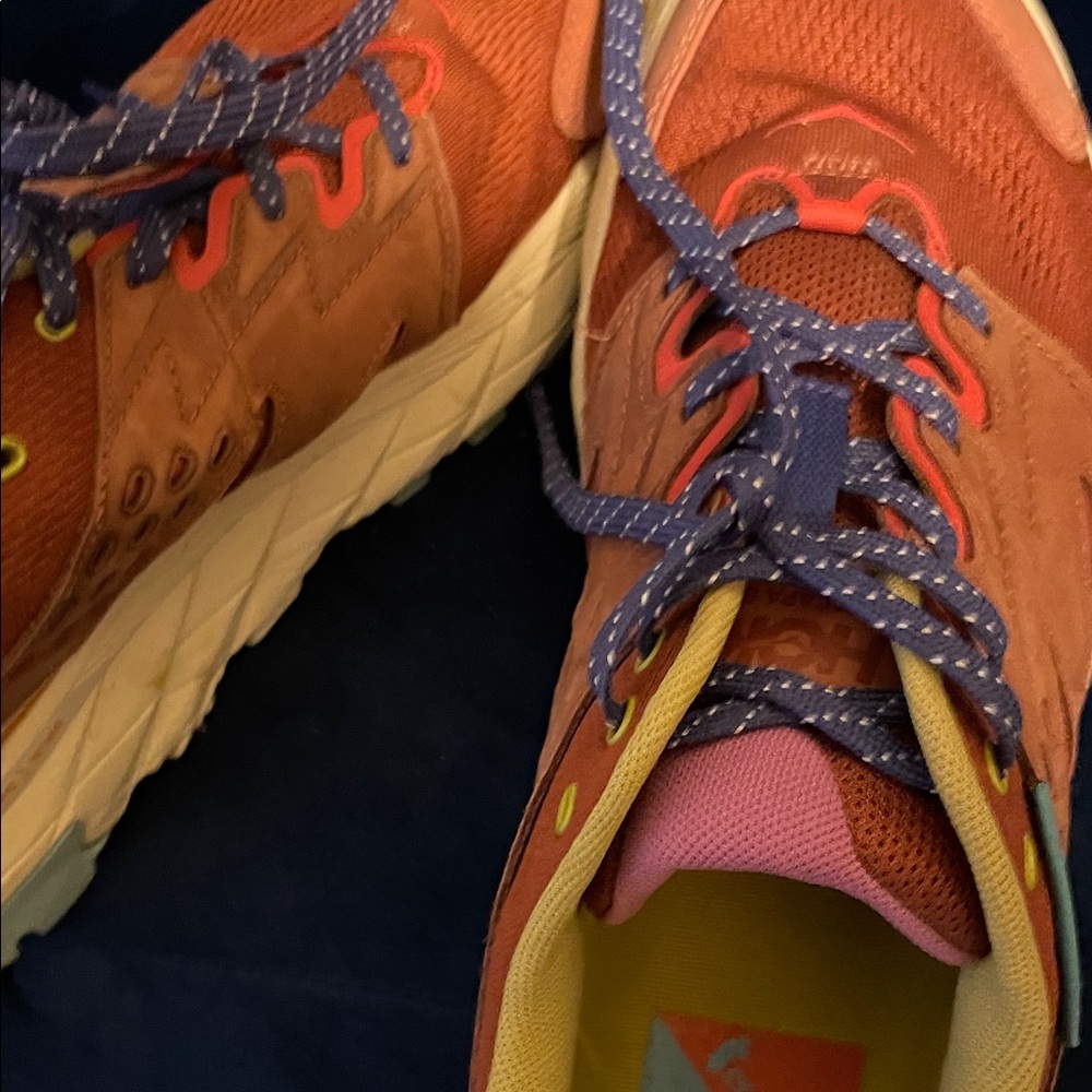 Hoka Athletic Shoes in Orange and Yellow - Picture 12 of 12